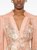 Vestido de zambullido corto de Zimmermann