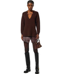 Kaffee-Polopullover von Elisabetta Franchi