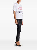 Camiseta Balmain con ojos estampados