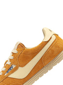 Autry Windspin Sneakers In Suede And Cadmium Leather And Rutabaga