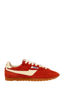 Autry Windspin Sneakers In Suede And Parrot And Rutabaga Leather