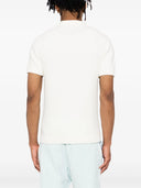 Casablanca Bouclé Polo Shirt With Embroidery