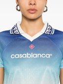 Casablanca T -Shirt mit Jacquard Monogramm