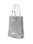 Casablanca Bag With Chain And Beads