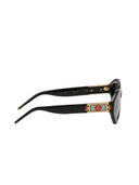 Casablanca Oval Sunglasses With Monogram Plaque