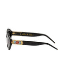 Casablanca Oval Sunglasses With Monogram Plaque