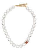 Casablanca Caged Pearl Necklace