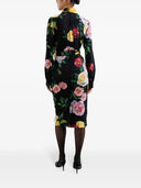 Dolce & Gabbana Midi Skirt With Floral Print
