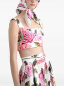 Dolce & Gabbana Floral Crop Top