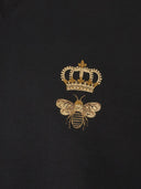 Dolce & Gabbana Felpa In Jersey Ricamato A Motivo