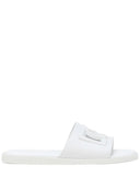 Dolce & Gabbana Open Toe Slippers With Embossed Logo