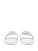 Dolce & Gabbana Open Toe Slippers With Embossed Logo