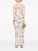 Abito lungo Missoni con motivo a zigzag