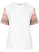 Missoni T -Shirt mit kontrastierenden Ärmeln