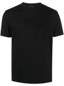 Prada Logo Embroidered Cotton T Shirt
