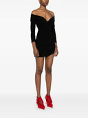 Norma Kamali Draped Off The Shoulder Minidress