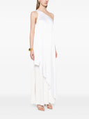 Norma Kamali One Shoulder Diagonal Tunic Top