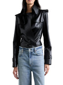 Norma Kamali Double Breasted Trench Body