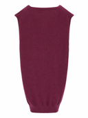 La Rose La Rose Knitwear Gilet Oversize Viola Vino