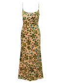 Staud Dianna Dress Moss Floral Tapestry