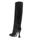 Moschino 100mm Leather Boots