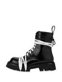 Moschino Lace Up Boots