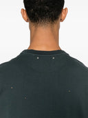 Maglietta con stampa grafica d'oca d'oro