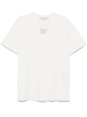 Camiseta blanca desgastada de Golden Goose