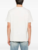 Camiseta blanca desgastada de Golden Goose