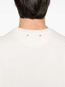 Camiseta blanca desgastada de Golden Goose