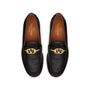 Valentino Garavani Valentino Garavani V Logo Moon Leather Loafers