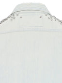 Golden Goose Denim Shirt With Embellishment