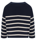 Pullover max Mara Weekend Pinide Navy Blue Cropped