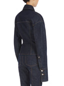 Giacca di jeans attrezzata sportiva