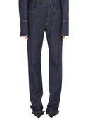 Sportmax 5 Pocket Trousers In Dark Denim