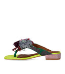 Kurt Geiger Pom Pom Mehrfarbige Tanga-Sandale