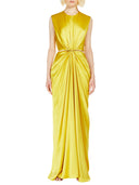 Max Mara Hourglass Dress In Silk Satin