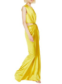 Max Mara Hourglass Dress In Silk Satin