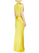Max Mara Hourglass Dress In Silk Satin