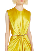 Max Mara Hourglass Dress In Silk Satin