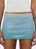 Oseree Mini Skirt Lamé