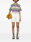 Parosh gestreifte Jersey-Shorts