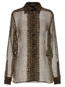 Tom Ford Tom Ford Leopard Print Long Sleeve Shirt