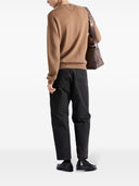Prada Triangle Logo Wide Leg Jeans