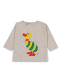 Bobo Choses T-shirt rayé en forme de canard