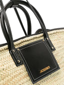 Sac de plage Jacquemus avec logo