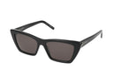 Sonnenbrille Saint Laurent SL 276 MICA 001 Schwarz Black Grey /16/145
