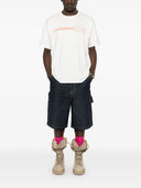 Diesel T Shirt With Flocked Logo