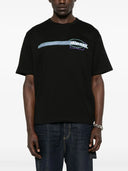 Diesel T Shirt With Flocked Logo