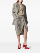 Stella McCartney Semi Sheer Striped koszula